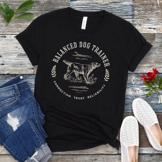 Vintage Balanced Dog Trainer T-Shirt