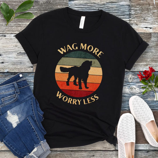 Wag More Worry Less T-Shirt