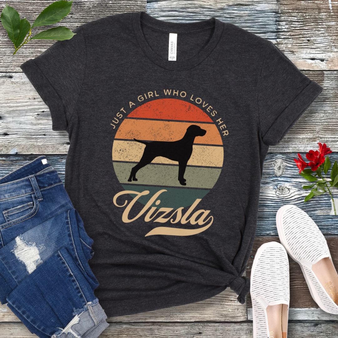 Girl Who Loves Vizsla T-Shirt