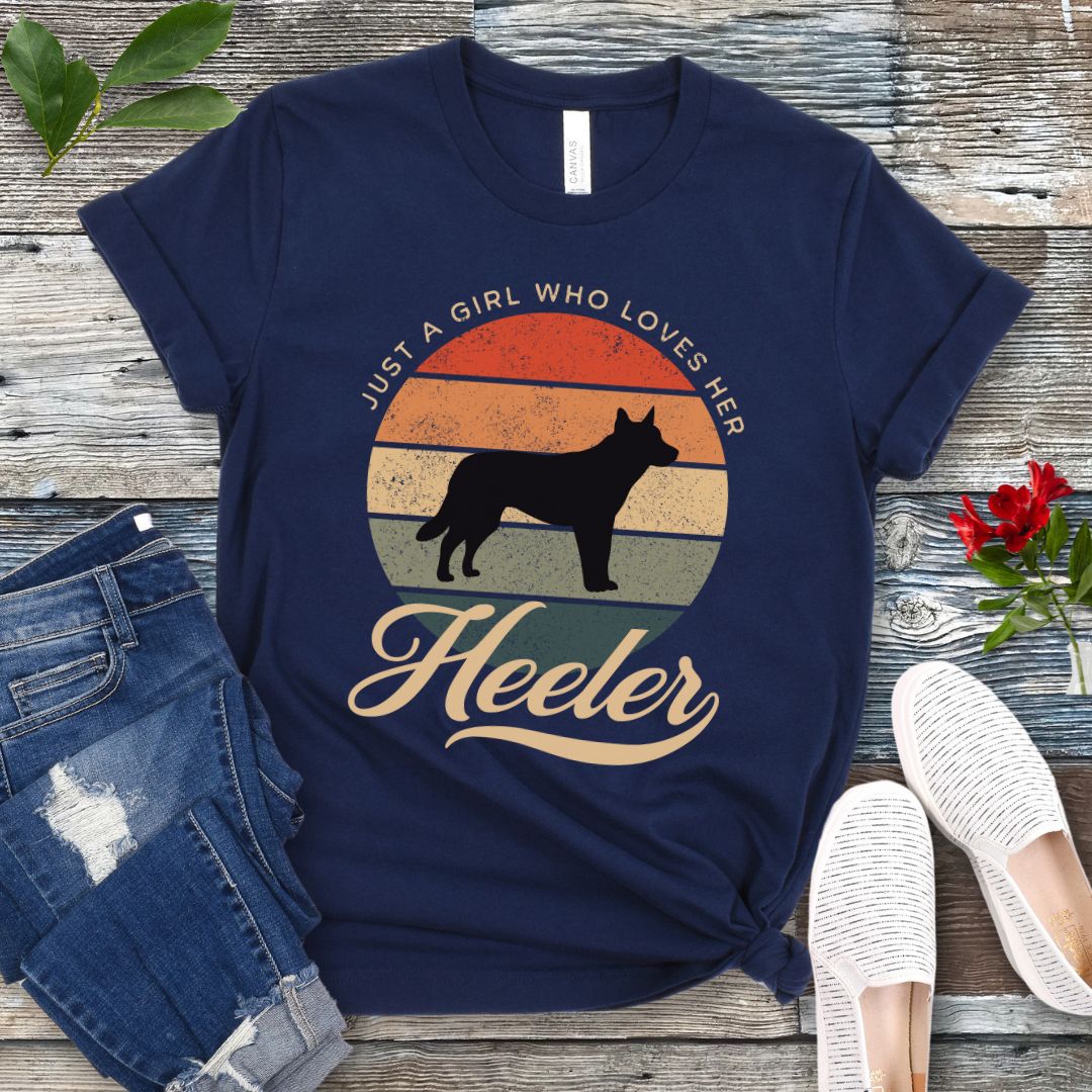 Just a Girl Who Loves Her Heeler T-Shirt