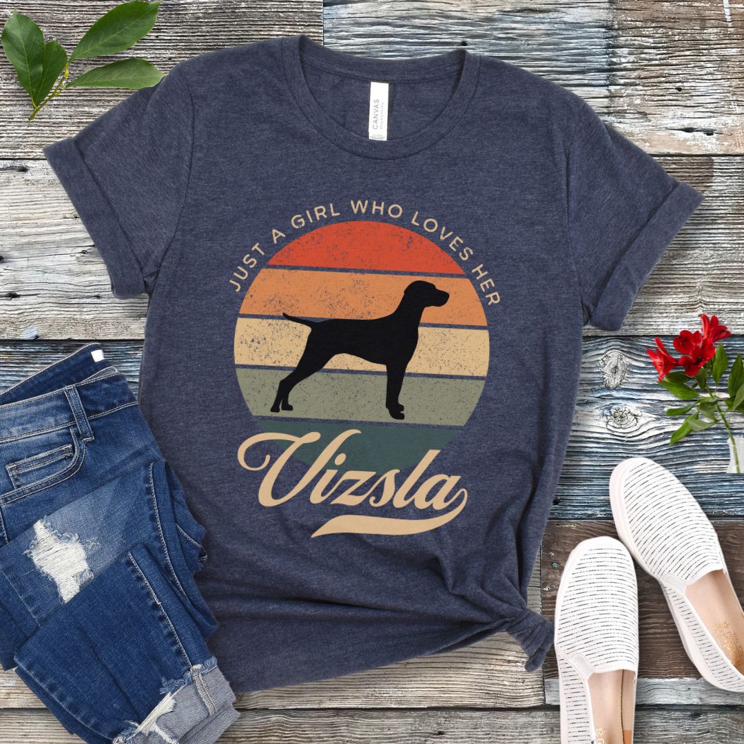 Girl Who Loves Vizsla T-Shirt