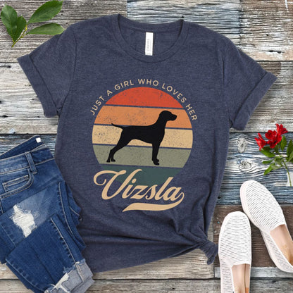 Girl Who Loves Vizsla T-Shirt