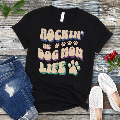 Rockin' Dog Mom T-Shirt