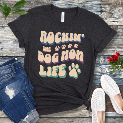 Rockin' Dog Mom T-Shirt