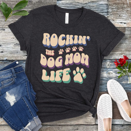 Rockin' Dog Mom T-Shirt