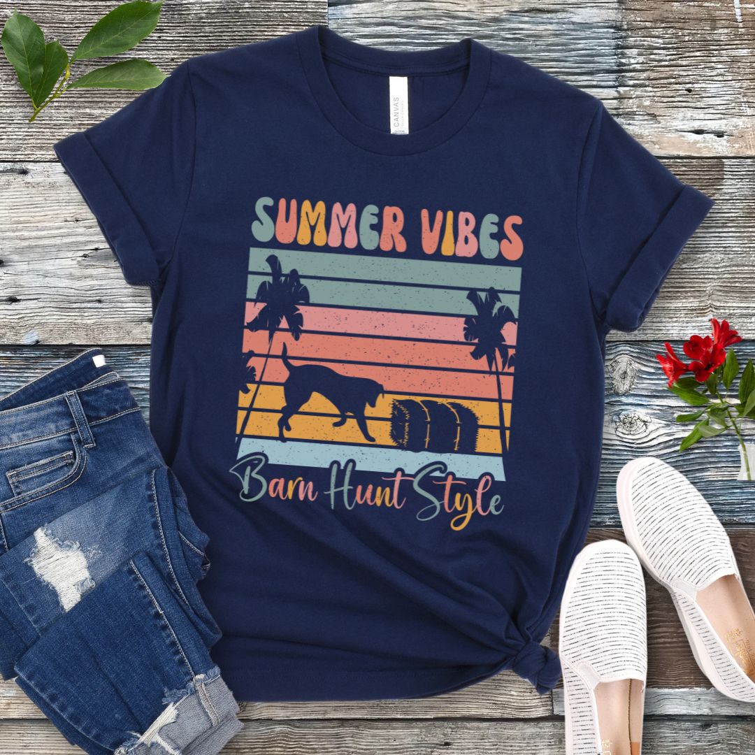 Summer Vibes Barn Hunt T-Shirt