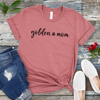 Golden Mom Girly T-Shirt