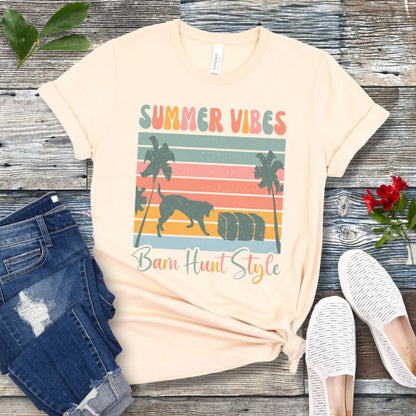 Summer Vibes Barn Hunt T-Shirt