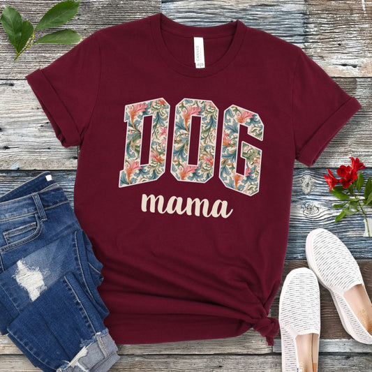 Floral Dog Mama T-Shirt