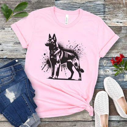 Belgian Malinois Street Art T-Shirt