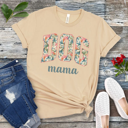 Floral Dog Mama T-Shirt