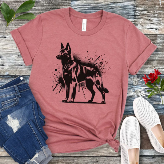 Belgian Malinois Street Art T-Shirt