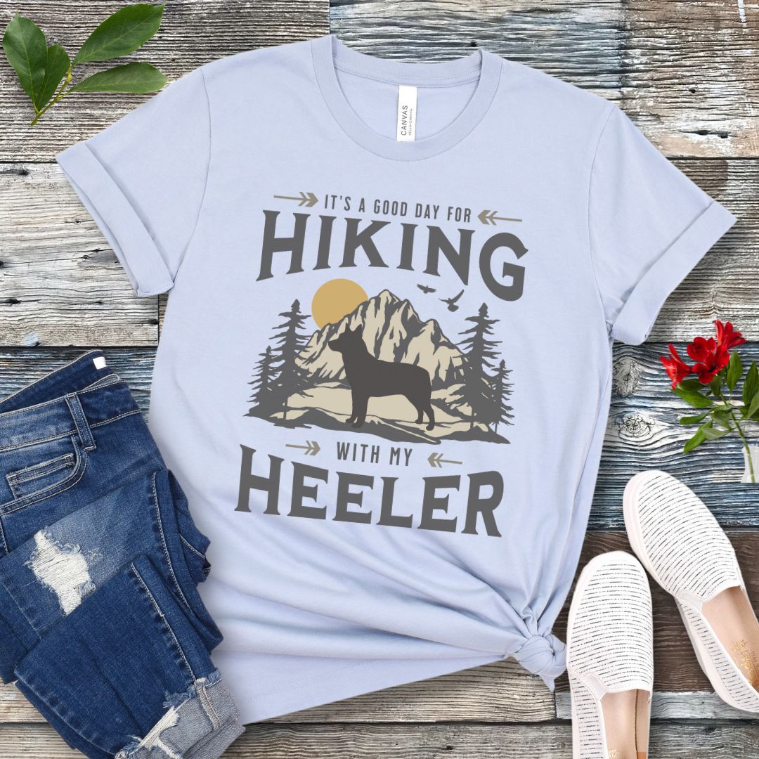 Heeler Vintage Dog Hiking T-Shirt