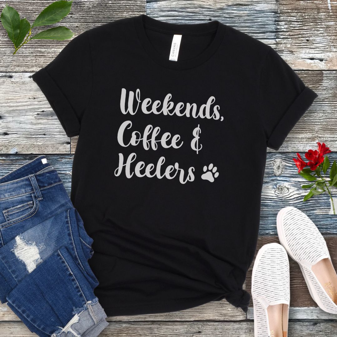 Weekends Coffee & Heelers T-Shirt