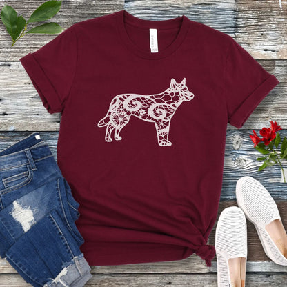 Lace-Look Cattle Dog T-Shirt
