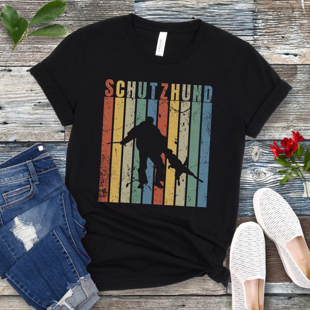 Retro Schutzhund Bite Work T-Shirt