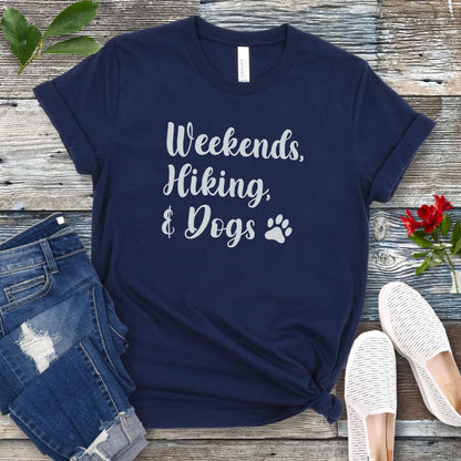 Weekends Hiking & Dogs T-Shirt