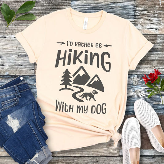 Hiking With My Dog T-Shirt