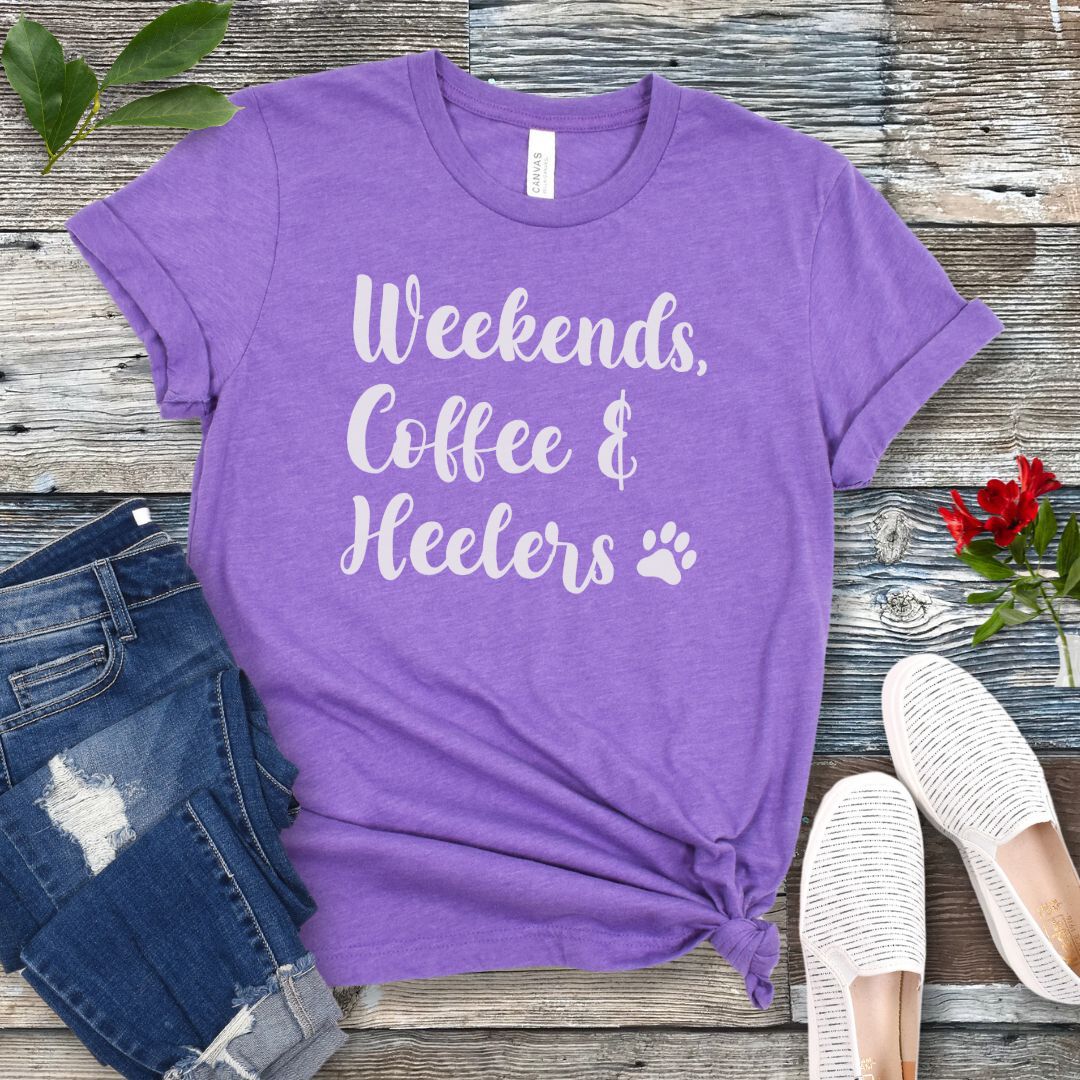 Weekends Coffee & Heelers T-Shirt
