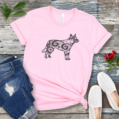 Lace-Look Cattle Dog T-Shirt