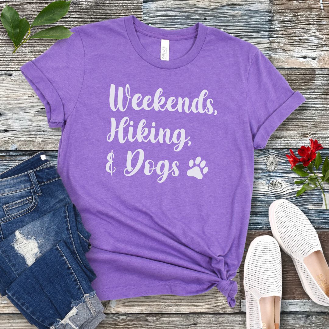 Weekends Hiking & Dogs T-Shirt