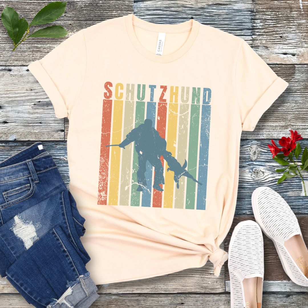 Retro Schutzhund Bite Work T-Shirt