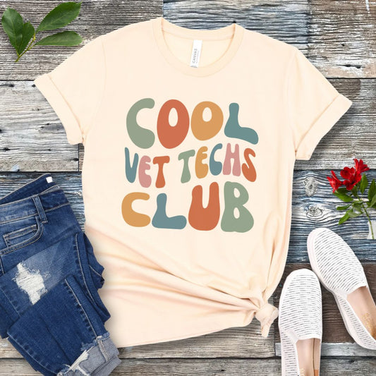 Cool Vet Techs Club T-Shirt