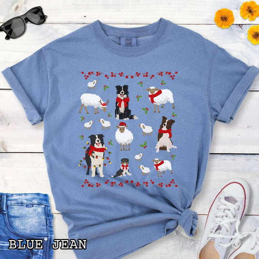 Border Collie Christmas T-Shirt