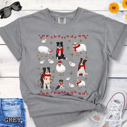 Border Collie Christmas T-Shirt
