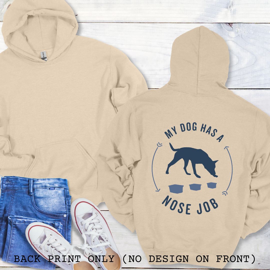 Custom Nose Work Hoodie (Back Print)