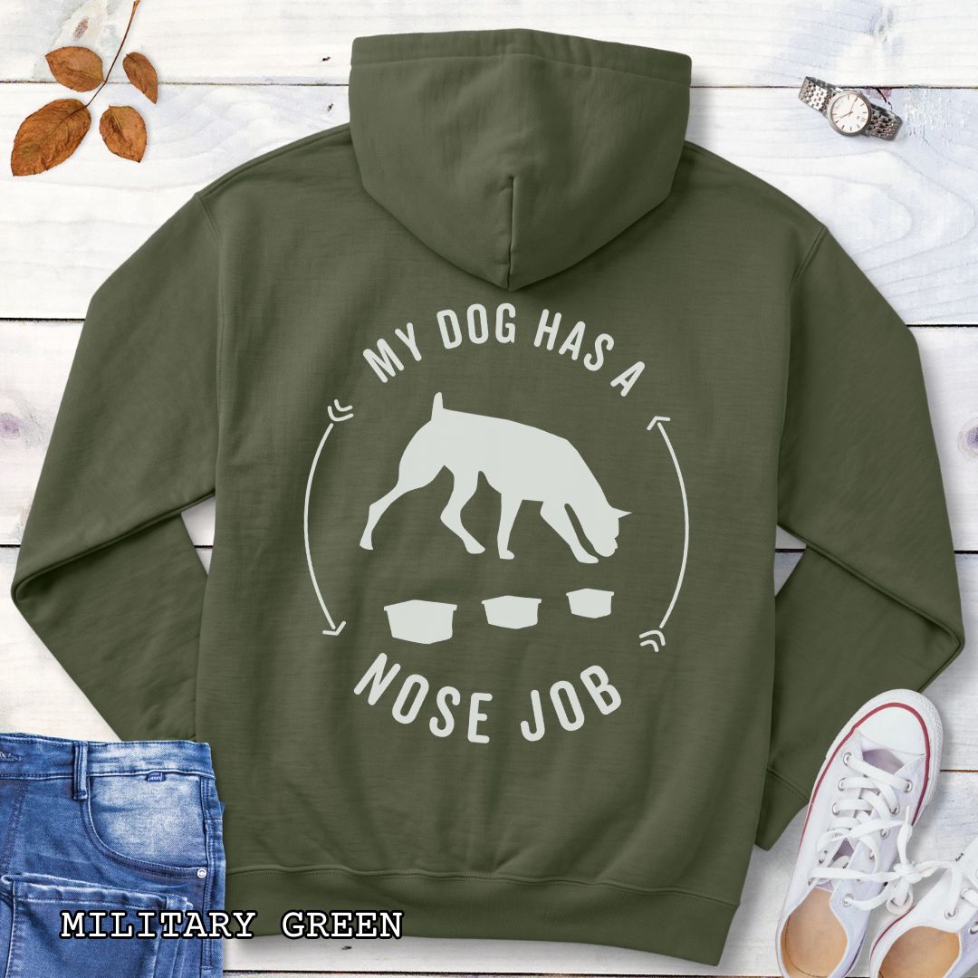 Custom Nose Work Hoodie (Back Print)